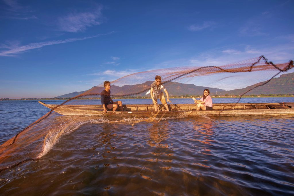 Fishing on the Mekong